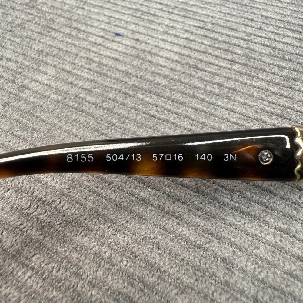 Bvlgari 8155 Serpenti Sunglasses Tortoise Shell Gold Enamel‎ Cat Eye 504/13 57mm